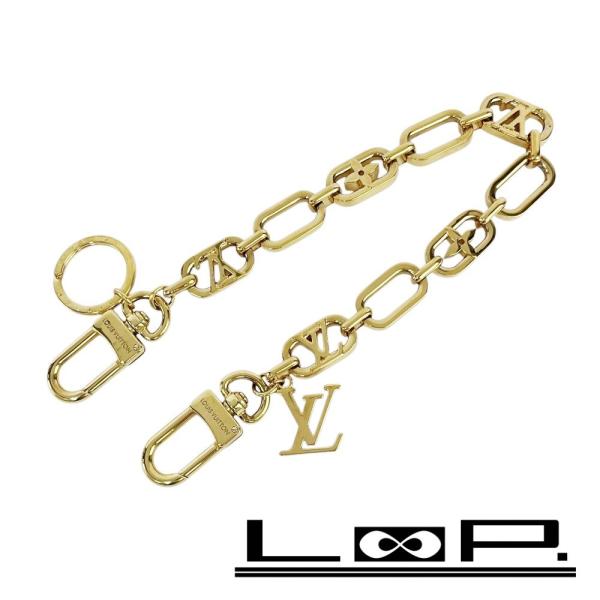 ルイヴィトン ■美品■ チェーンマイLVチャーム バッグチャーム キーリング キーホルダー ロゴ G...