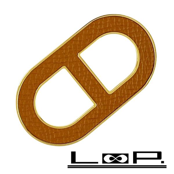 エルメス ■新同■ シェーヌダンクル ブローチ モチーフ ピン エプソン GP ゴールド 箱 【58...