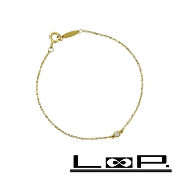 ティファニー ■美品■ バイザヤード ブレスレット アクセサリー 1PD イエローゴールド YG75...