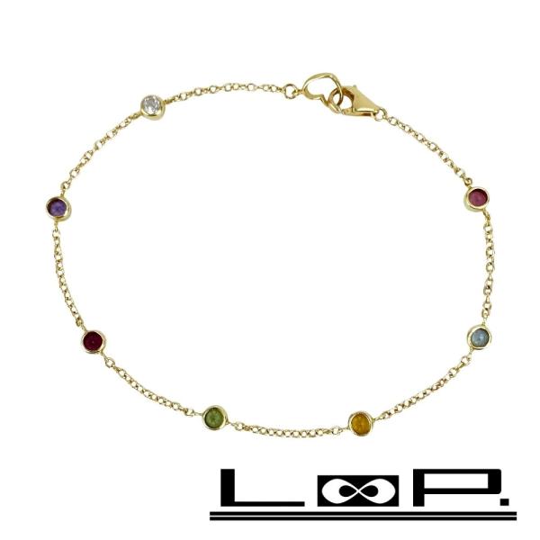 ポンテヴェキオ ■美品■ ブレスレット アクセサリー K18 YG750 イエローゴールド 1.75...