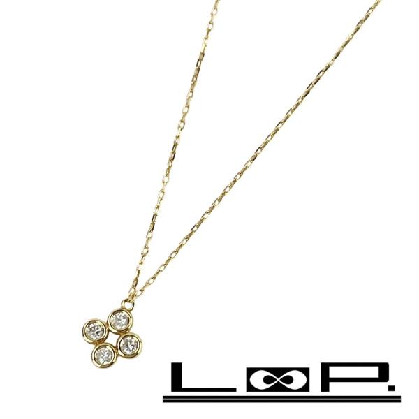アーカー ■美品■ ヌーディーフルール ネックレス アクセサリー ダイヤ D0.08 K18 YG7...