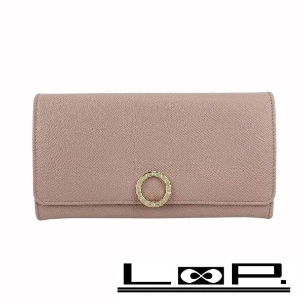ブルガリ ■未使用■ ブルガリブルガリ 長財布 ロングウォレット ロゴクリップ レザー ピンク ゴー...