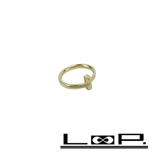 ティファニー ■新同■磨き済■ Tワン ナロー リング 指輪 アクセサリー ゴールド K18 750...