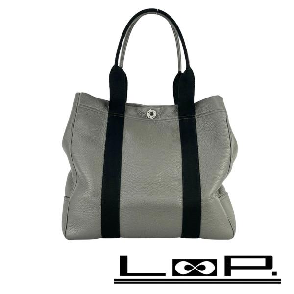 マルベリー ■美品■ トート バッグ カバン ファッション レザー グレー ブラック 【606021...