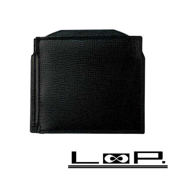 ヴァレクストラ ■未使用■ ダブル マネークリップ 財布 ウォレット レザー ブラック 箱 【609...