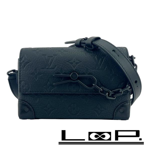ルイヴィトン ■新同■ ウェアラブルウォレット ショルダー バッグ チェーン トリヨン ブラック M...