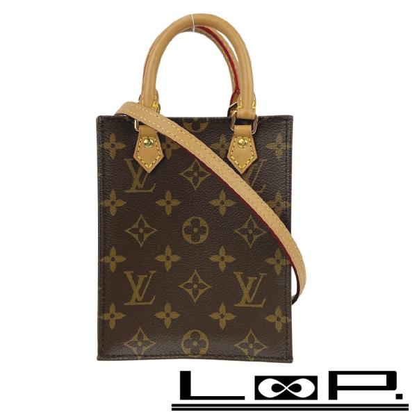 ルイヴィトン ■新同■ プティット サックプラ 2way ショルダー ハンド バッグ モノグラム ブ...