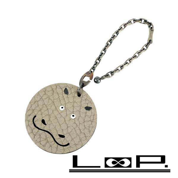 エルメス ■新同■ アニマルチャーム キーホルダー カバ レザー グレー 箱 【627835】13