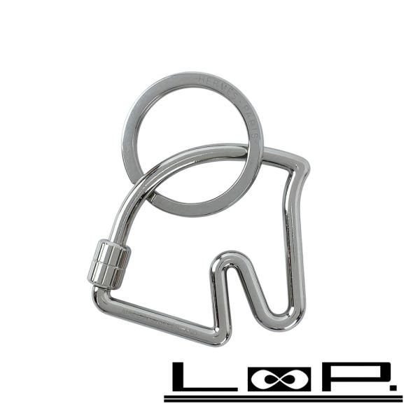 エルメス ■中古■ シュヴァル キーリング キーホルダー 馬 SS シルバー H077216FJ00...