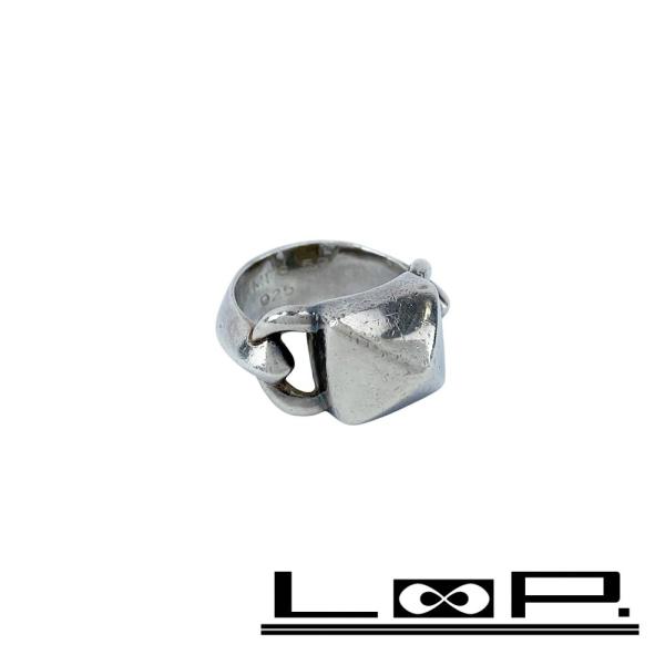 エルメス ■美品■ヴィンテージ■ メドール リング 指輪 アクセサリー シルバー SV925 #52...