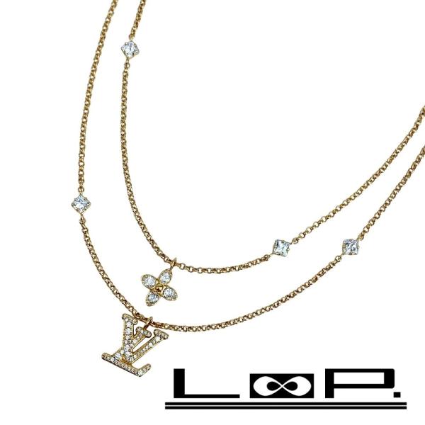 ルイヴィトン ■新同■ レディ ネックレス アクセサリー GP ゴールド M01845 箱 【653...