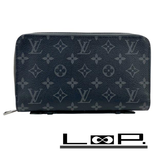 ルイヴィトン ■美品■ ジッピー XL 長財布 ウォレット ラウンドファスナー モノグラム エクリプ...