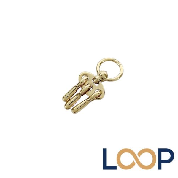 エルメス ■未使用■ チャーム モルス ア ジュエ スカーフリング 馬 GP ゴールド 箱 【718...