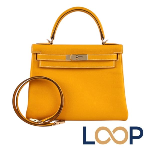 エルメス ■美品■  キャンディ ケリー28 2WAY ハンド ショルダー バッグ エプソン GP ...