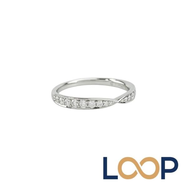ティファニー ■美品■ ハーモニー リング 指輪 アクセサリー ダイヤ プラチナ PT950 シルバ...