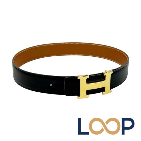 エルメス ■美品■ コンスタンス H ベルト ファッション H バックル エプソン GP ブラック ...