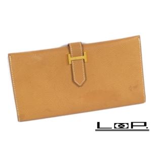 美品○HERMES エルメス チャーリー リザードレザー ゴールド金具