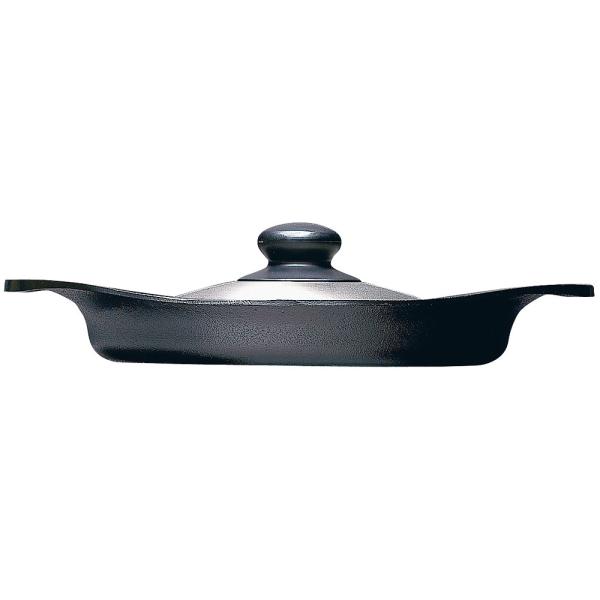 柳宗理　南部鉄器　グリルパン　22cm　ステンレス蓋付　AGL-A1