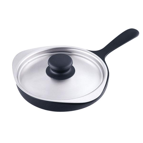 柳宗理　南部鉄器　ミニパン　ステンレス蓋付　AMN-I2