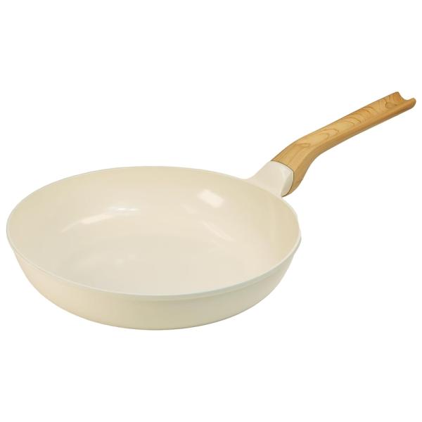 軽くて使いやすい　ホワイトセラミックパン　26cm　ASL-A6