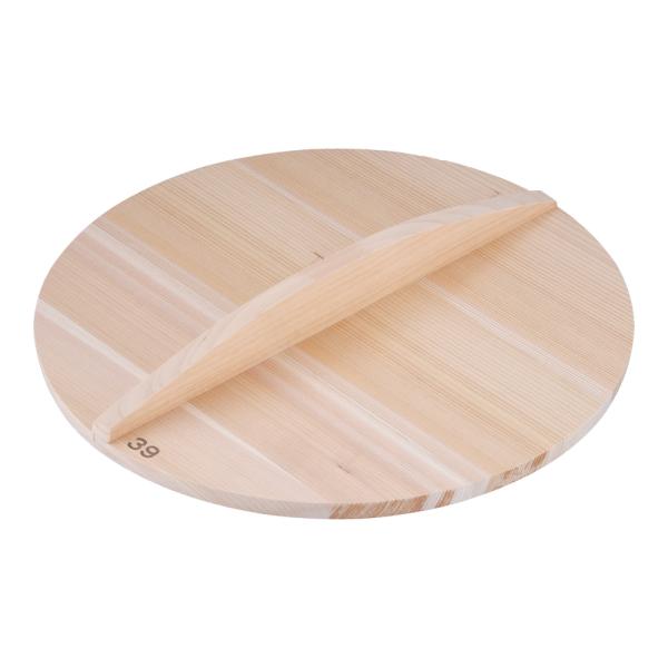 厚手　サワラ木蓋　39cm　鉄餃子鍋36cm用　AKB-02
