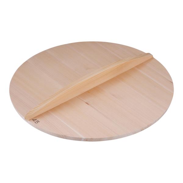 厚手　サワラ木蓋　45cm　鉄餃子鍋42cm用　AKB-02