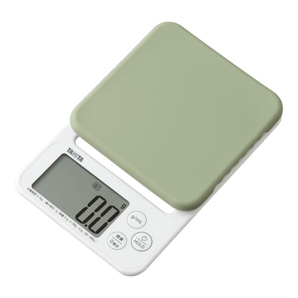 タニタ　クッキングスケール　KJ-222　グリーン　2kg　BKT-T1