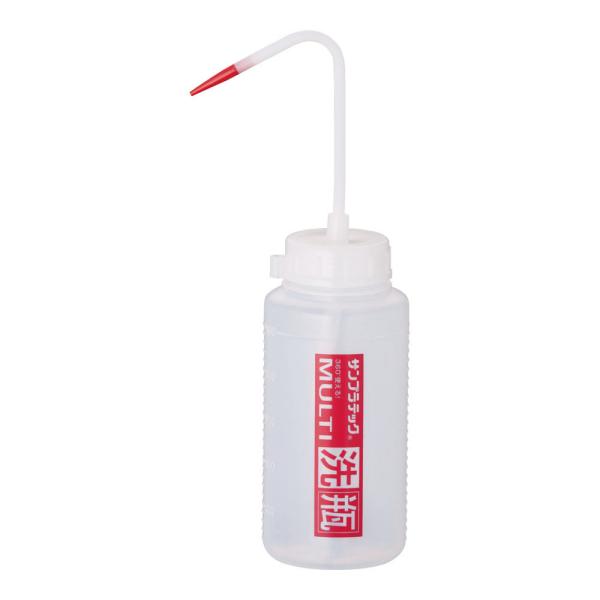 マルチ洗瓶　17001　赤　500ml　BSV-57