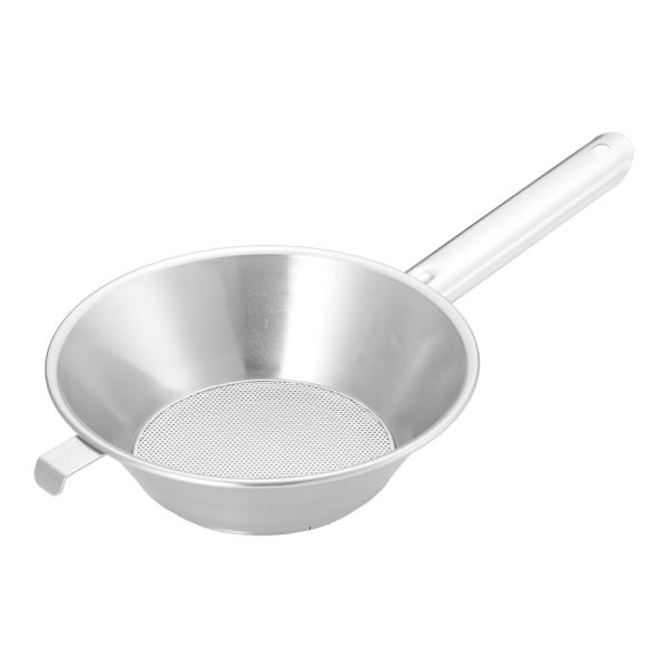 エコクリーン　UK　18-8　片手ハンドル　パンチング油こし　19cm　AEK-25