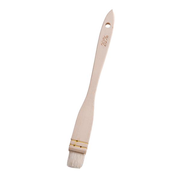 木柄　三味糸綴じ　御料理刷毛　山羊毛　2cm　DHK-06