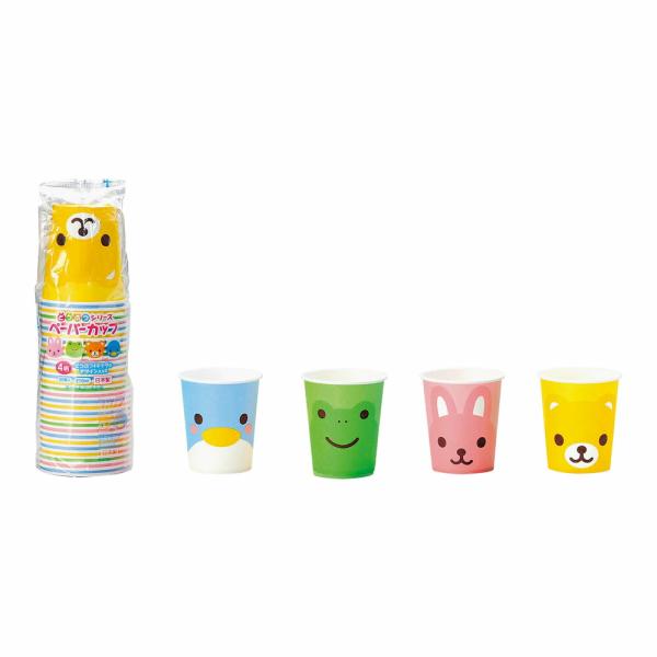 どうぶつ　ペーパーカップ　DS-341　210ml　30個入　XKT-71