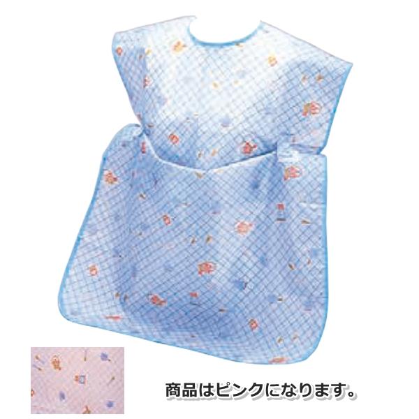 お食事エプロン　2WAY　2067-004　ピンク　REP-02