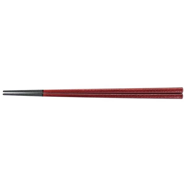 PBT　四角　木目箸　溜　22.5cm　10膳入　90030781　RHS-D0