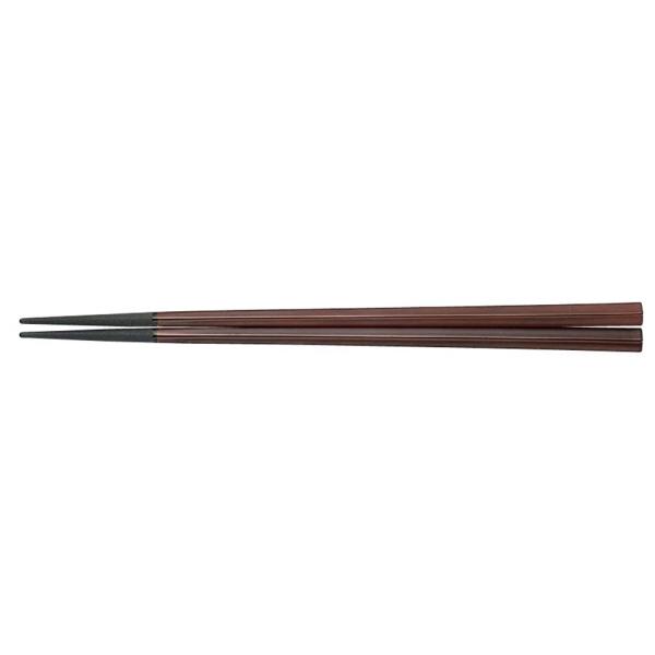 PBT　五角箸　チーク　22.5cm　10膳入　90030601　RHS-F7