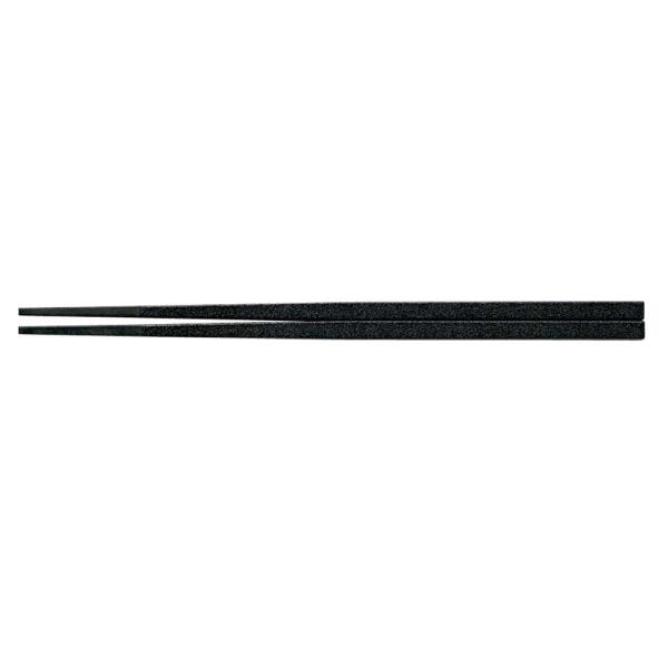 PBT　越前角箸　黒乾漆　22.5cm　10膳入　90030793　RHS-F4