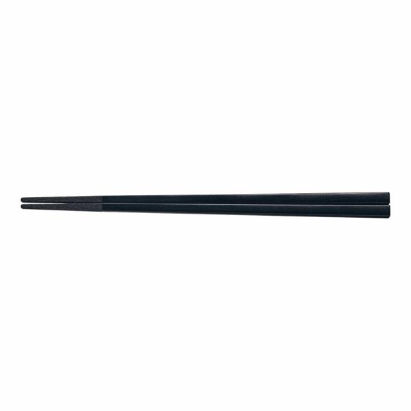 SPS　エンボス四角箸　100膳入　黒　M11-172　22.5cm　RHS-V3
