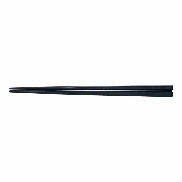SPS　六角先四角箸　100膳入　黒　M11-176　22.5cm　RHS-V4