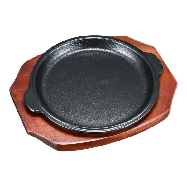 S　ステーキ皿　渕付丸型　B　19cm　PSV-17