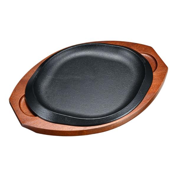 S　ステーキ皿　菱丸型　25cm　PSV-05