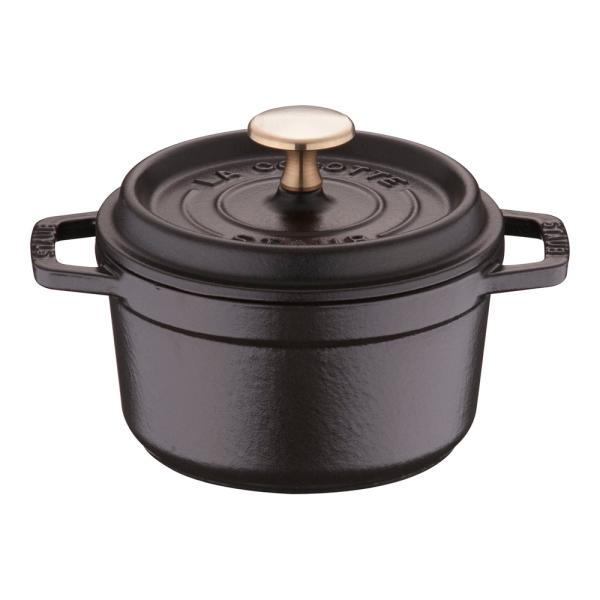 ストウブ　ピコ・ココット　ラウンド　ブラック　14cm　40509-476　RST-34