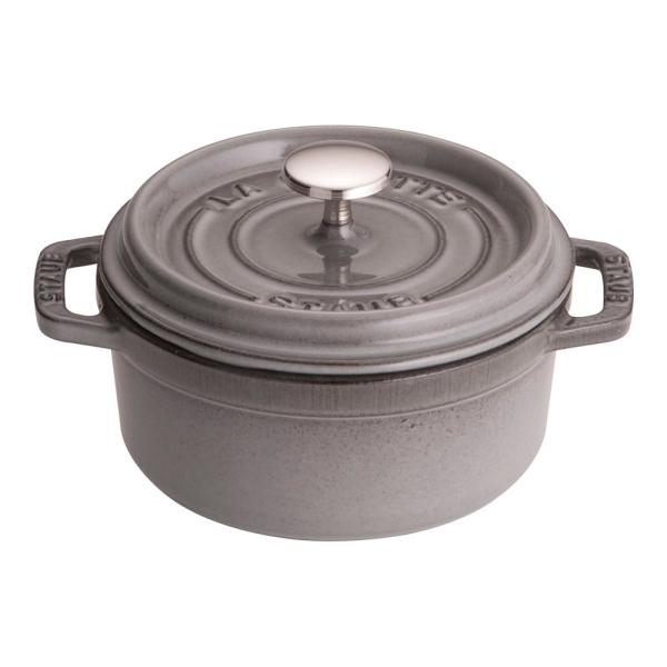 ストウブ　ピコ・ココット　ラウンド　12cm　グレー　40509-474　RST-47