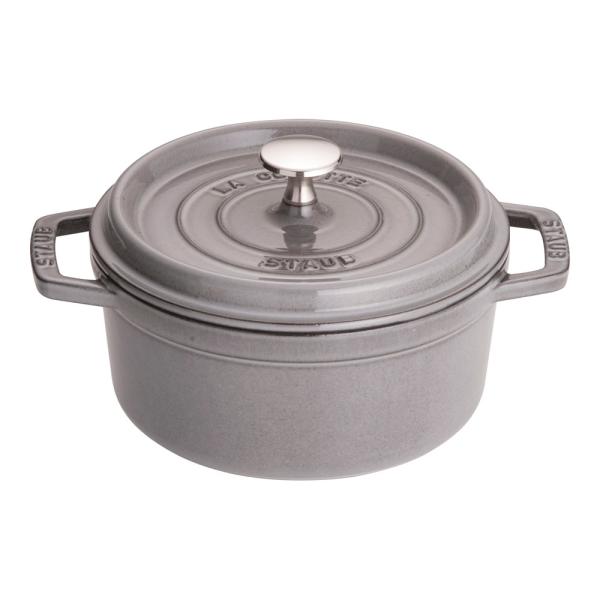 ストウブ　ピコ・ココット　ラウンド　18cm　グレー　40509-484　RST-47