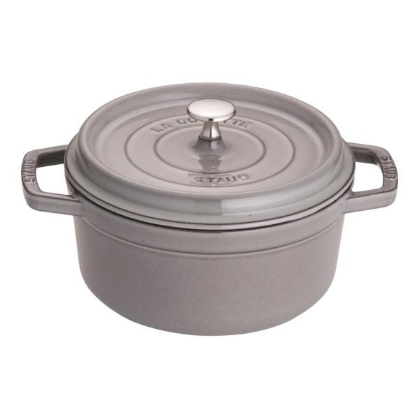 ストウブ　ピコ・ココット　ラウンド　22cm　グレー　40509-307　RST-47