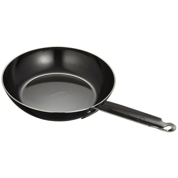 鉄黒皮　厚板フライパン　IH　18cm　AHL-20