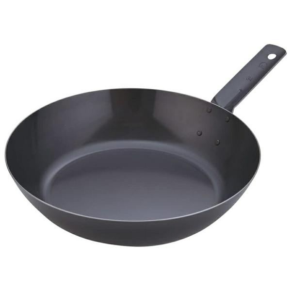 鉄黒皮　オーブン用　厚板フライパン　IH　34cm　AHL-94