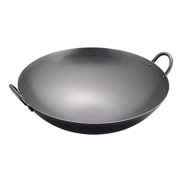 中華鍋　スーパーエンボス加工　超鉄鍋　39cm　ATY-76