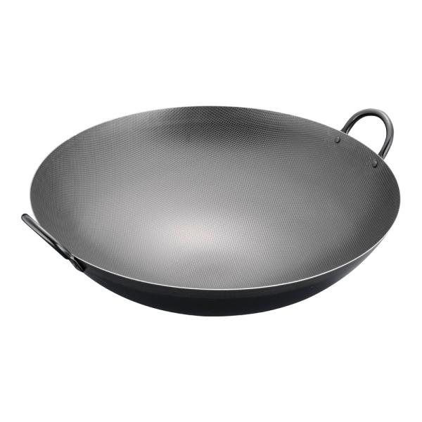 中華鍋　スーパーエンボス加工　超鉄鍋　42cm　ATY-76