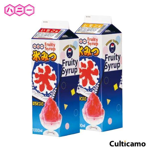 氷みつ　1L　レギュラータイプ　ハワイアン　12本入　　FKO-21　軽減税率対象品