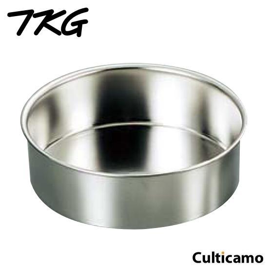 18-8　総絞り　チーズケーキ用デコ　共底浅型　15cm　WDK-01