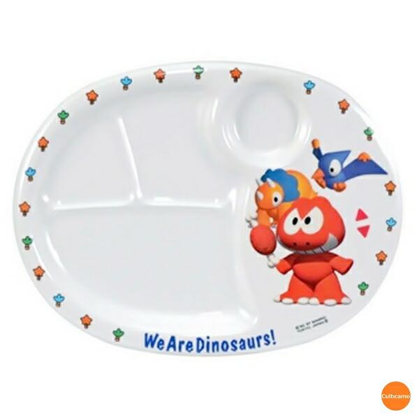 ダイナソワーズ　メラミンお子様食器　ランチ皿　大　RLV-88